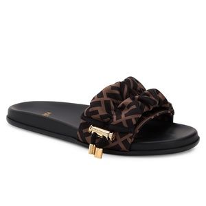 Fendi  FF Vertigo Pool Slide Sandal- Size: 39 EU | 9 US "Excellent Condition"